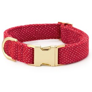 Berry Stitch Flannel Lady Bow Collar - Image 3