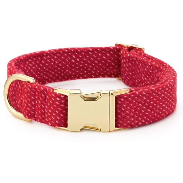 Berry Stitch Flannel Lady Bow Collar - Image 3