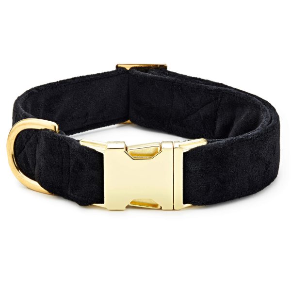 Black Velvet Bow Tie Collar - Image 3