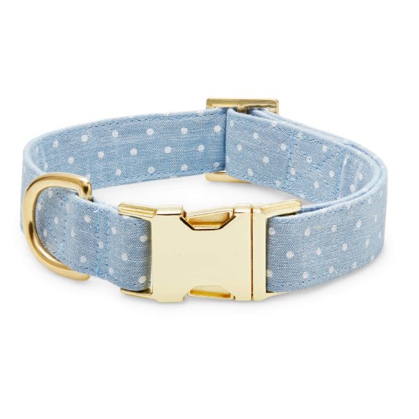 Chambray Dots Bow Tie Collar - Image 3