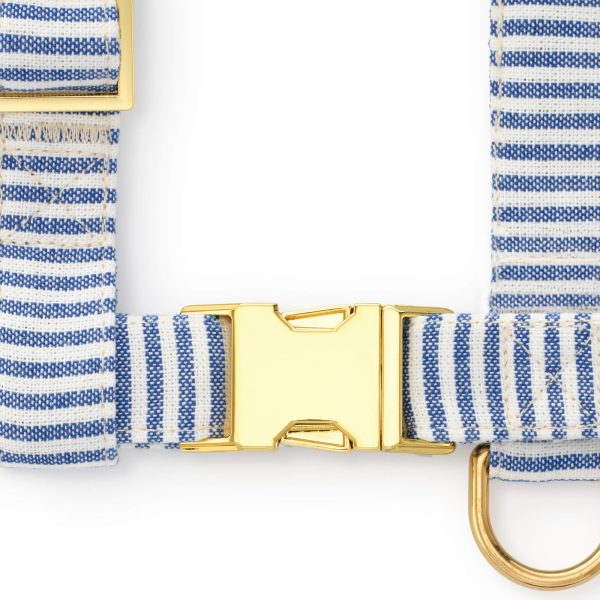 Lake Blue Stripe Dog Harness - Image 3