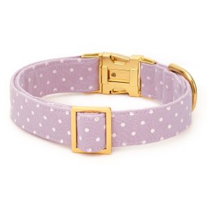Lavender Dots Dog Collar - Image 2