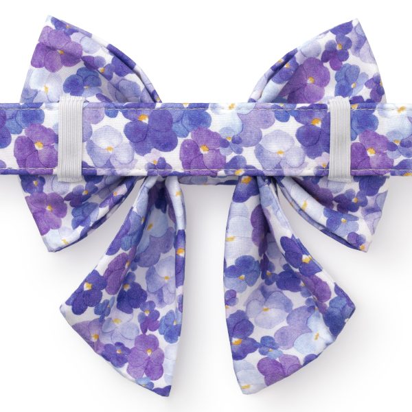 Pressed Pansies Lady Bow Collar - Image 2