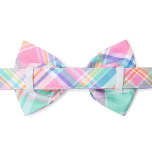 Blooming Plaid Bow Tie Collar - Image 2