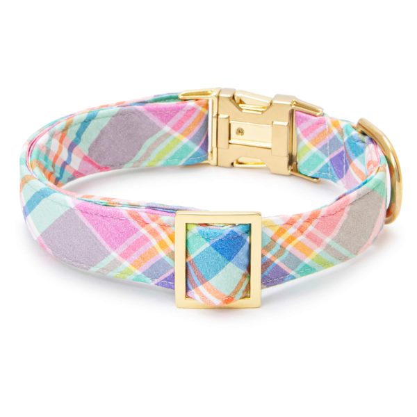 Blooming Plaid Dog Collar - Image 3