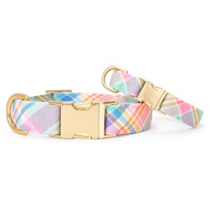 Blooming Plaid Dog Collar - Image 4