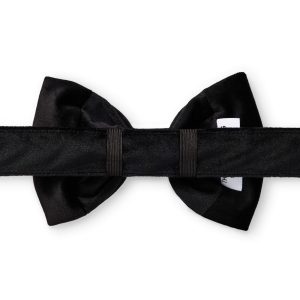 Black Velvet Bow Tie Collar - Image 2