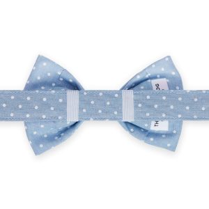 Chambray Dots Bow Tie Collar - Image 2
