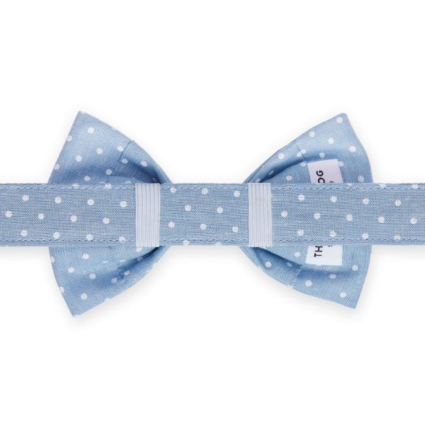 Chambray Dots Bow Tie Collar - Image 2