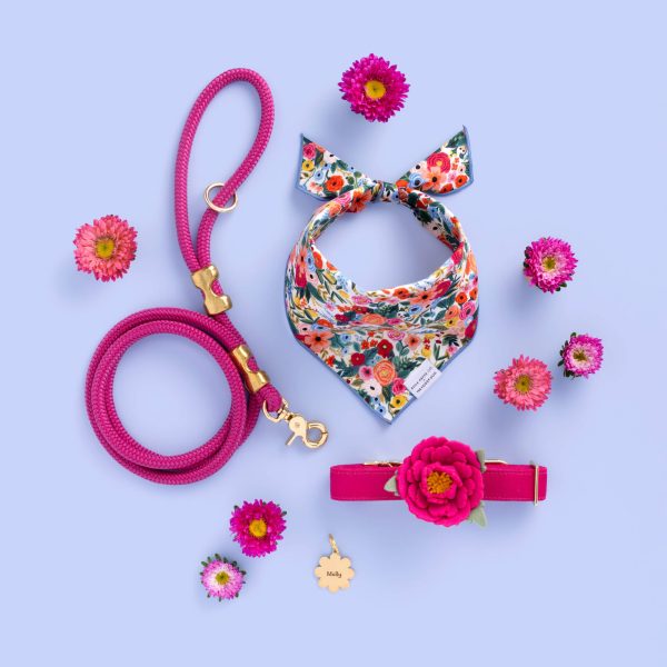 Peony Dog Collar Flower Set - Image 6
