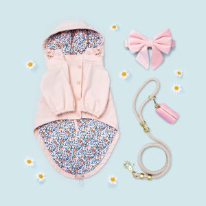 Blush Pink Velvet Lady Bow Collar - Image 7