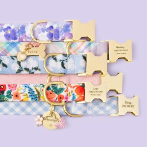 Blooming Plaid Dog Collar - Image 7