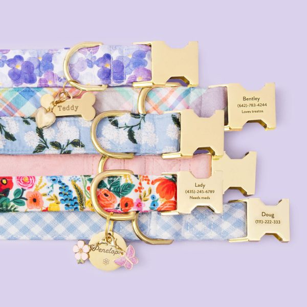 Blooming Plaid Dog Collar - Image 7