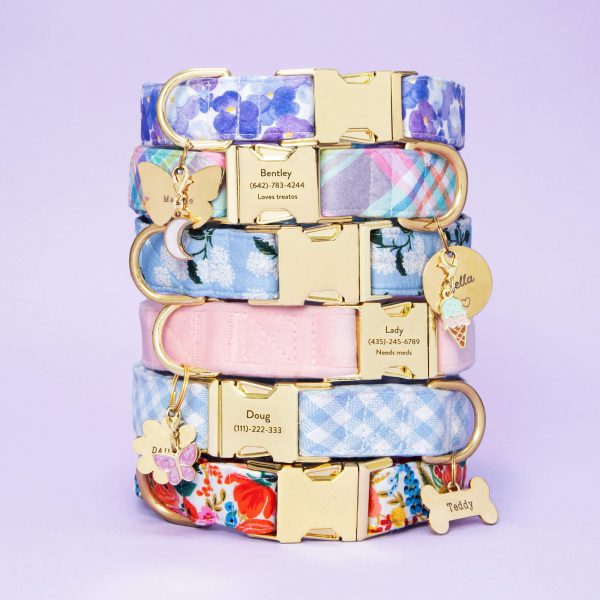 Blooming Plaid Dog Collar - Image 8